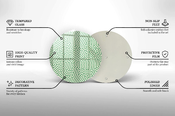 Tábua para cozinha Linhas abstratas