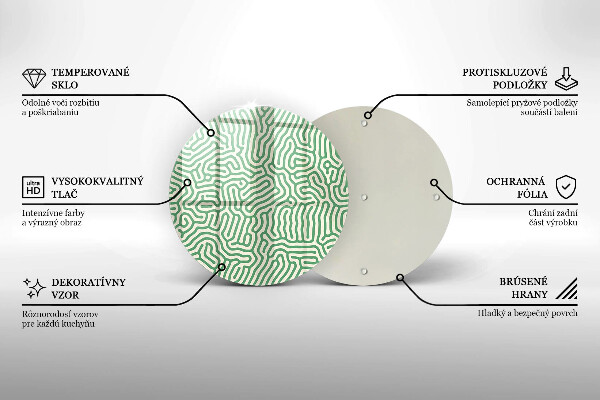 Tábua para cozinha Linhas abstratas