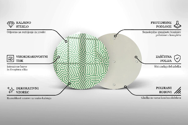 Tábua para cozinha Linhas abstratas