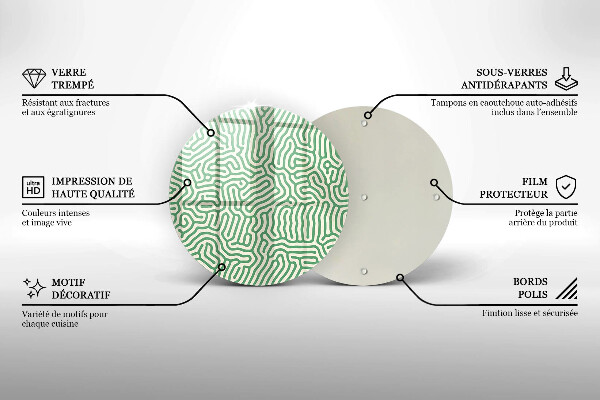 Tábua para cozinha Linhas abstratas