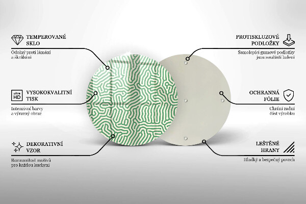 Tábua para cozinha Linhas abstratas