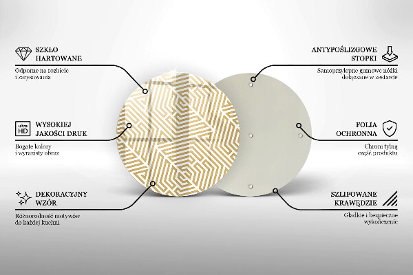 Tábua para corte Linhas geométricas