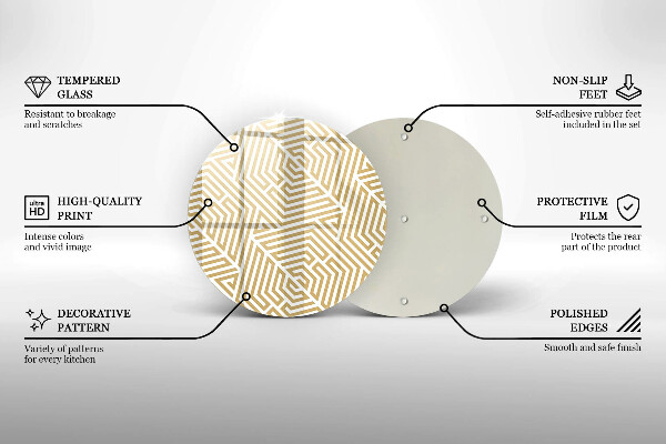 Tábua para corte Linhas geométricas