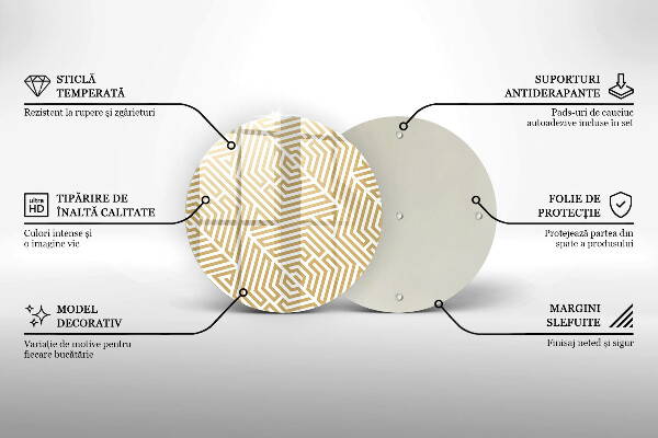 Tábua para corte Linhas geométricas