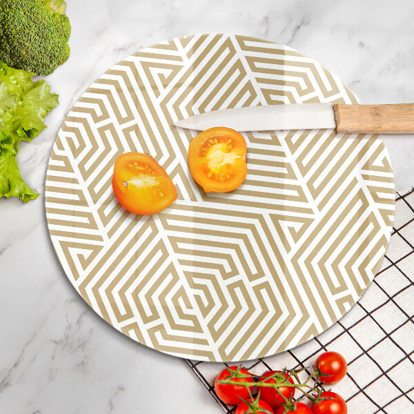 Tábua para corte Linhas geométricas