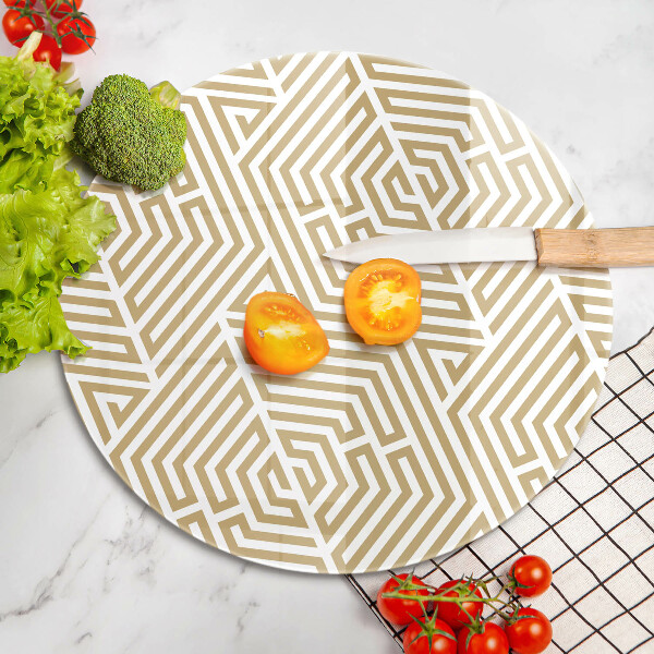 Tábua para corte Linhas geométricas