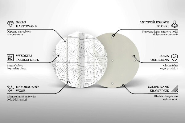 Tábua corte Formas abstratas