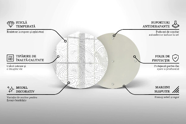 Tábua corte Formas abstratas