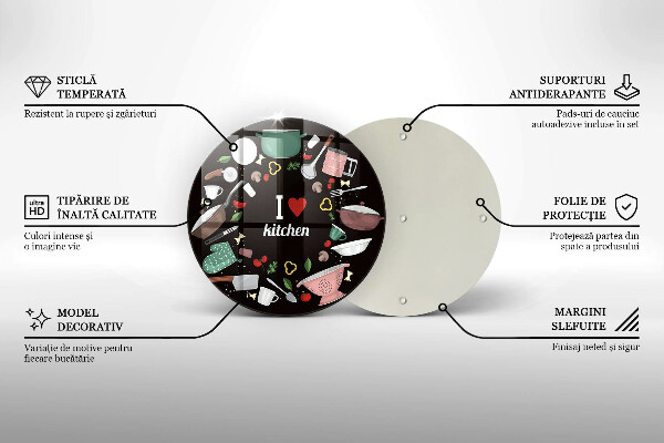 Tábua cozinha Eu amo ilustração de cozinha