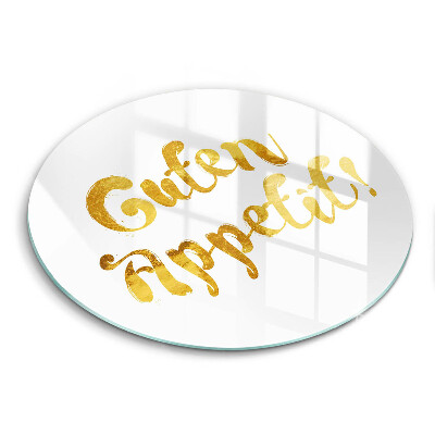 Tábua para corte A inscrição Guten Appetit!
