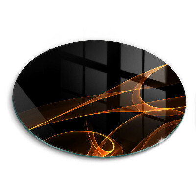 Tábua de vidro Linhas abstratas