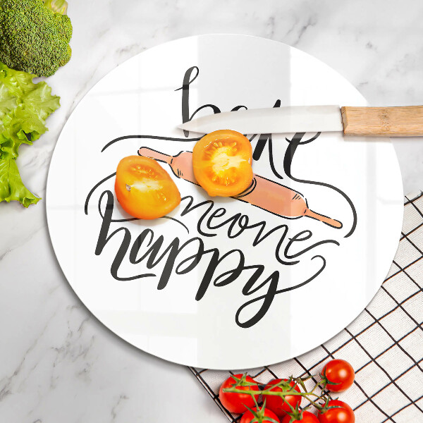 Tábua para cozinha Asse alguém feliz
