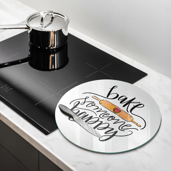 Tábua para cozinha Asse alguém feliz