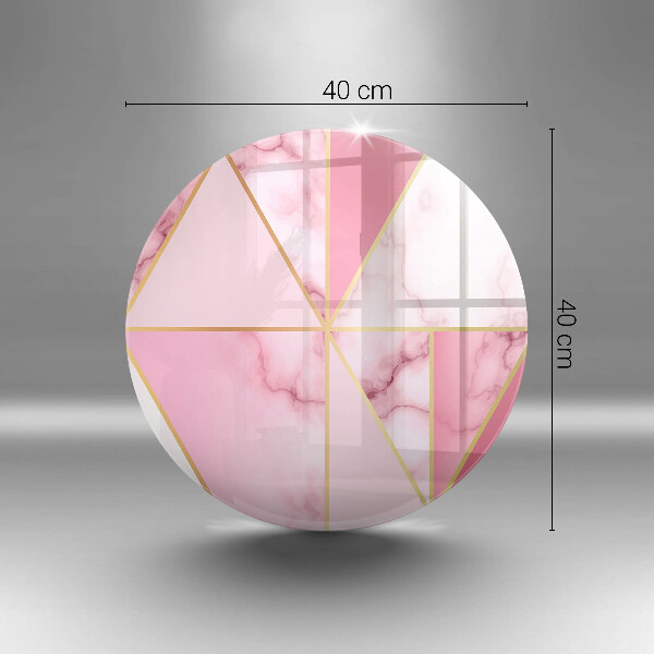 Tábua de vidro Mármore geométrico