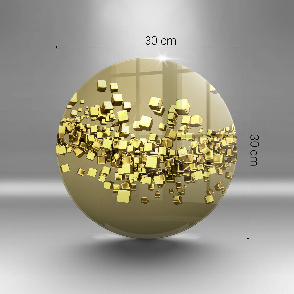 Tábua de cortar alimentos Geometria 3D abstrata
