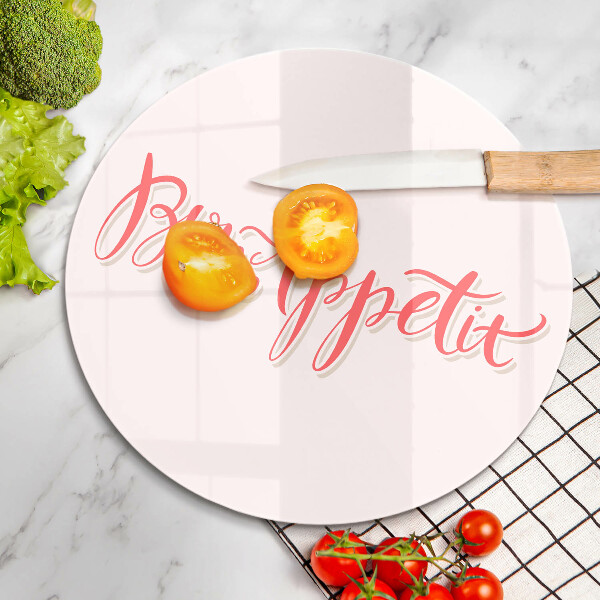 Tábua corte Placa de cozinha Bon Appetit