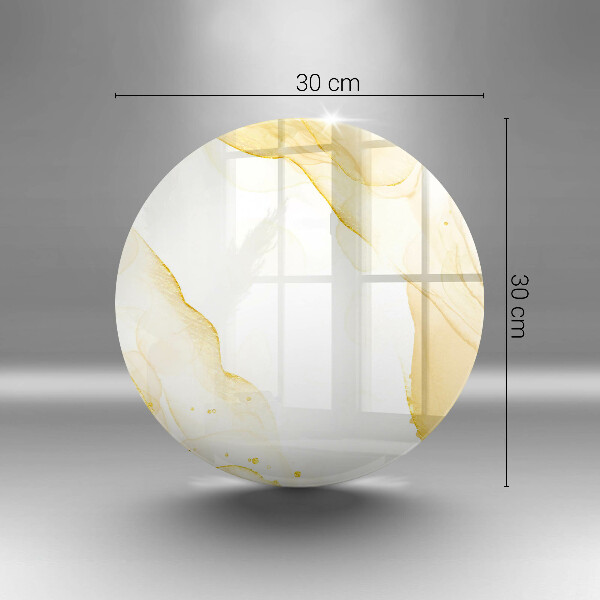 Tábua de corte Abstração dourada