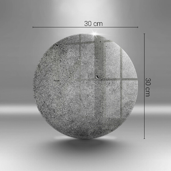 Tábua de vidro Textura de pedra de concreto