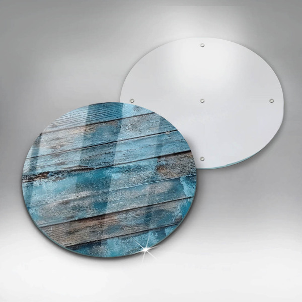 Tábua de vidro Tábuas azuis antigas