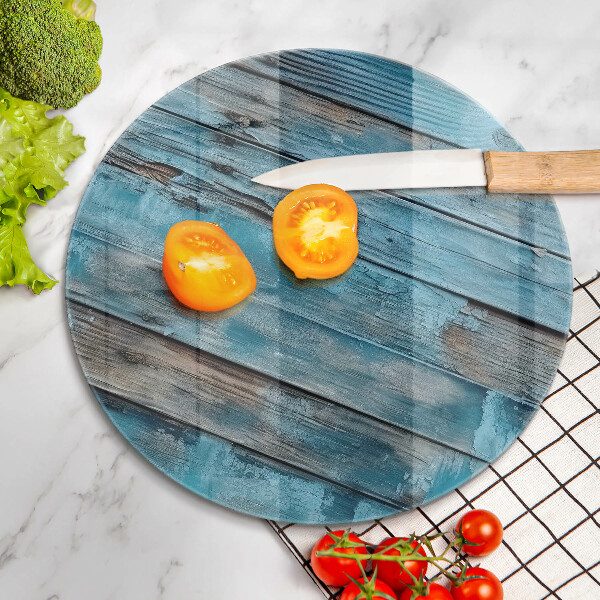 Tábua de vidro Tábuas azuis antigas