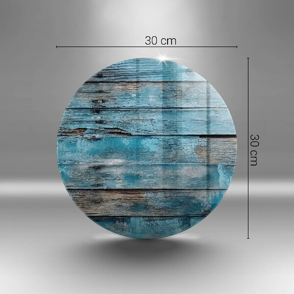 Tábua de vidro Tábuas azuis antigas