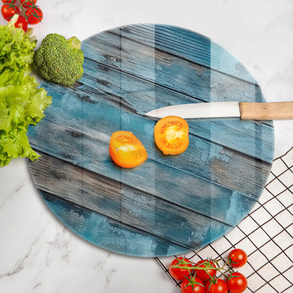 Tábua de vidro Tábuas azuis antigas