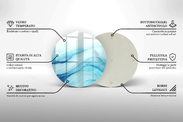 Tábua de corte Ondas abstratas