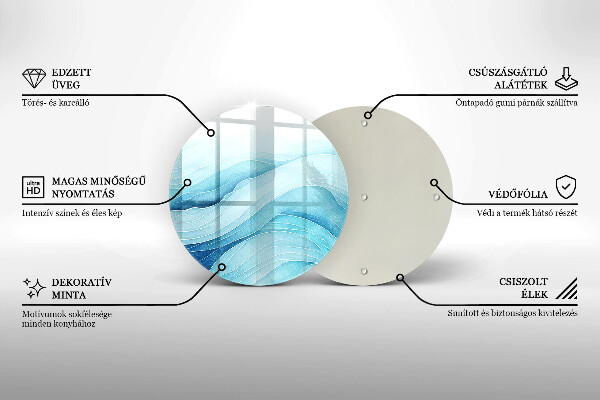 Tábua de corte Ondas abstratas