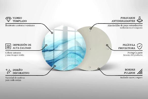 Tábua de corte Ondas abstratas