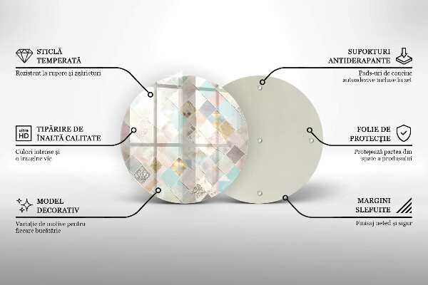 Tábua para cozinha Composição pastel