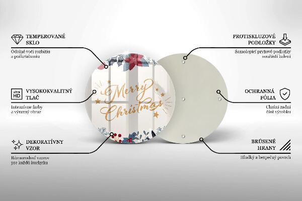 Tábua para corte Inscrição de Feliz Natal