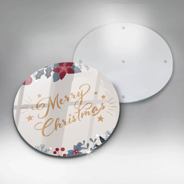 Tábua para corte Inscrição de Feliz Natal