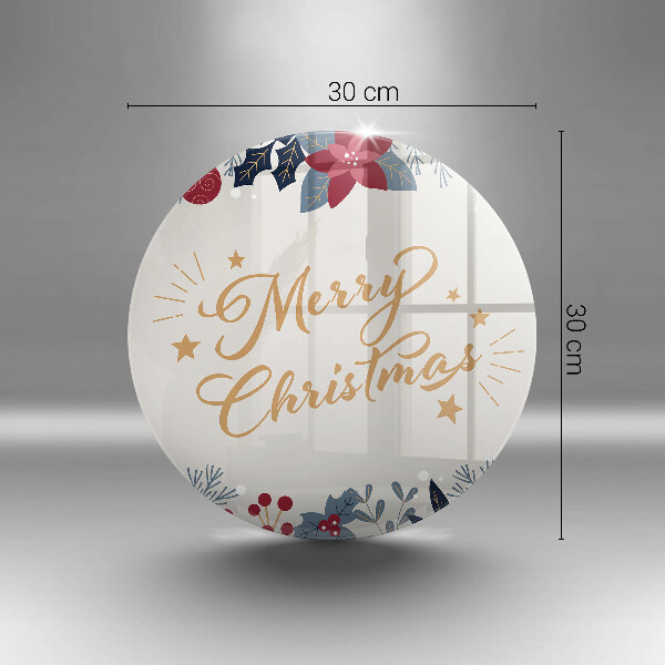 Tábua para corte Inscrição de Feliz Natal