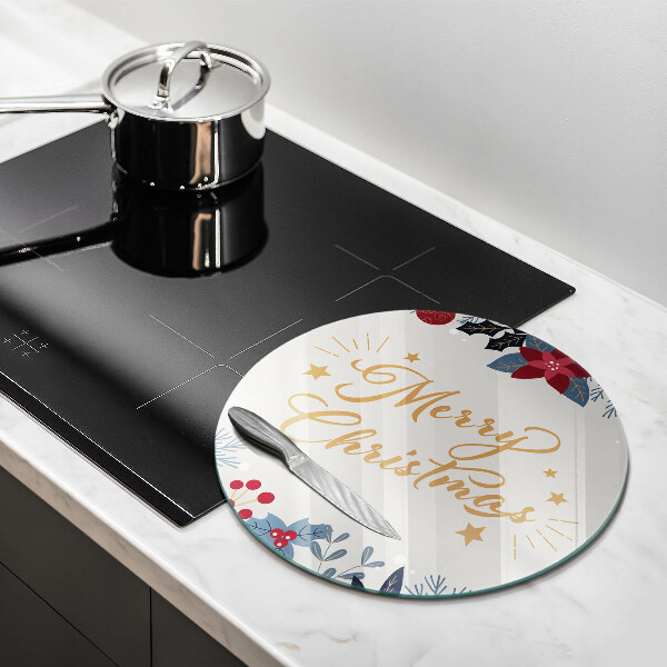 Tábua para corte Inscrição de Feliz Natal