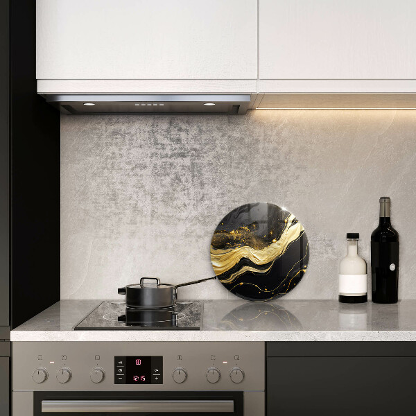 Tábua de vidro Abstração elegante