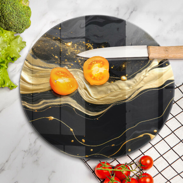 Tábua de vidro Abstração elegante