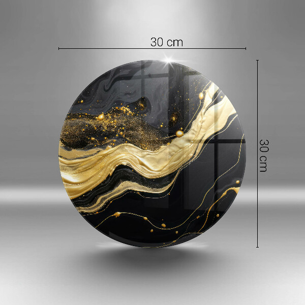 Tábua de vidro Abstração elegante