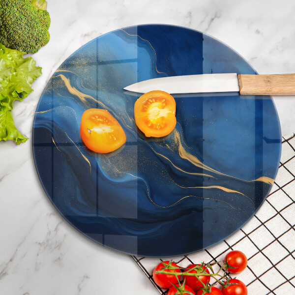 Tábua de cortar alimentos Abstração de cobalto