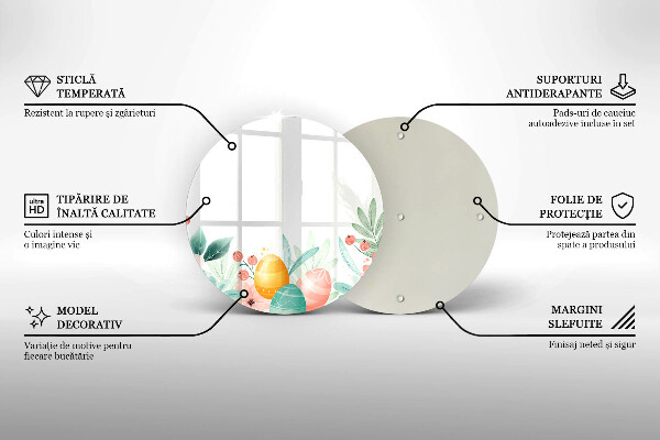 Tábua para cozinha ovos de páscoa