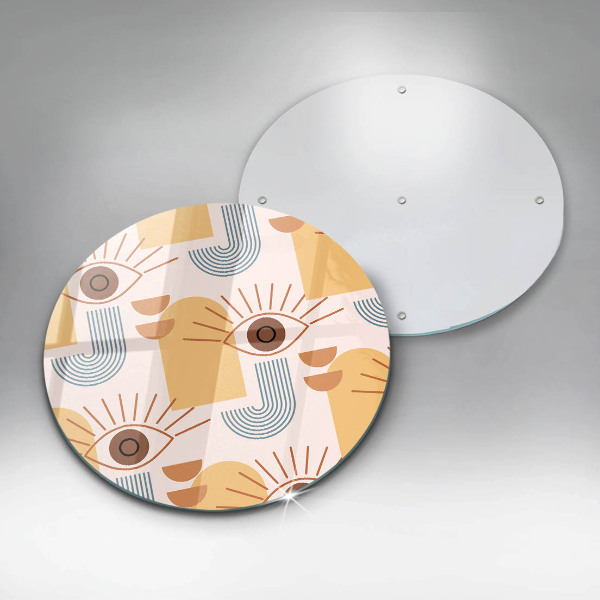 Tábua corte Olhos com padrão boho