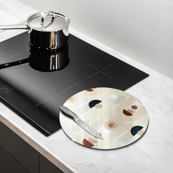 Tábua para corte Formas geométricas boho