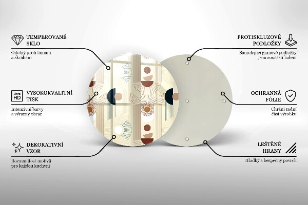 Tábua para corte Formas geométricas boho