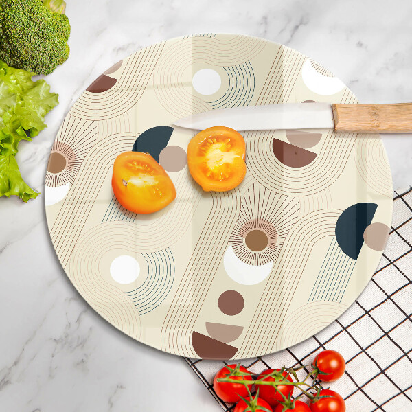 Tábua para corte Formas geométricas boho