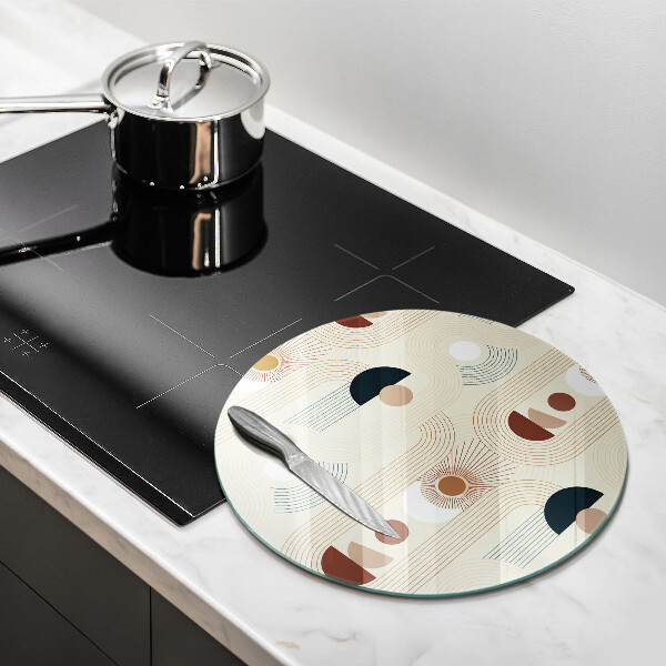 Tábua para corte Formas geométricas boho