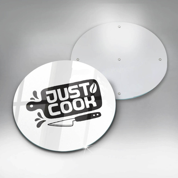 Tábua de cortar Placa de cozinha "Just Cook"