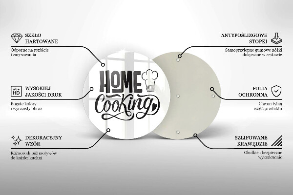 Tábua cozinha A inscrição Cozinha caseira