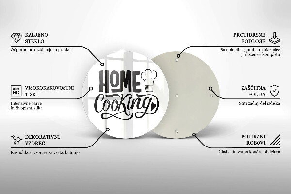 Tábua cozinha A inscrição Cozinha caseira