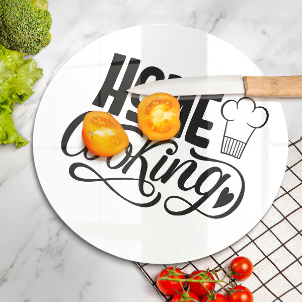 Tábua cozinha A inscrição Cozinha caseira