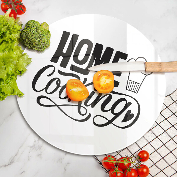 Tábua cozinha A inscrição Cozinha caseira