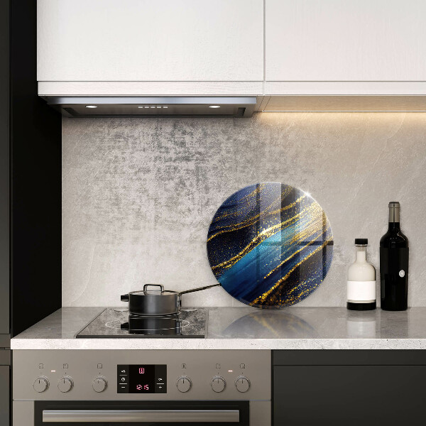 Tábua de corte Abstração azul marinho